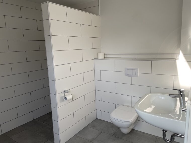 Badezimmer saniertes Haus