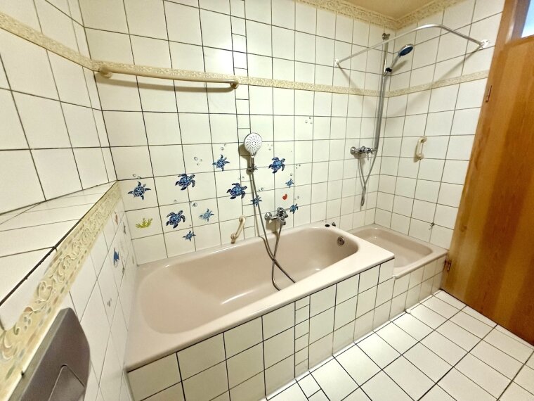 Badezimmer Wanne und Dusche