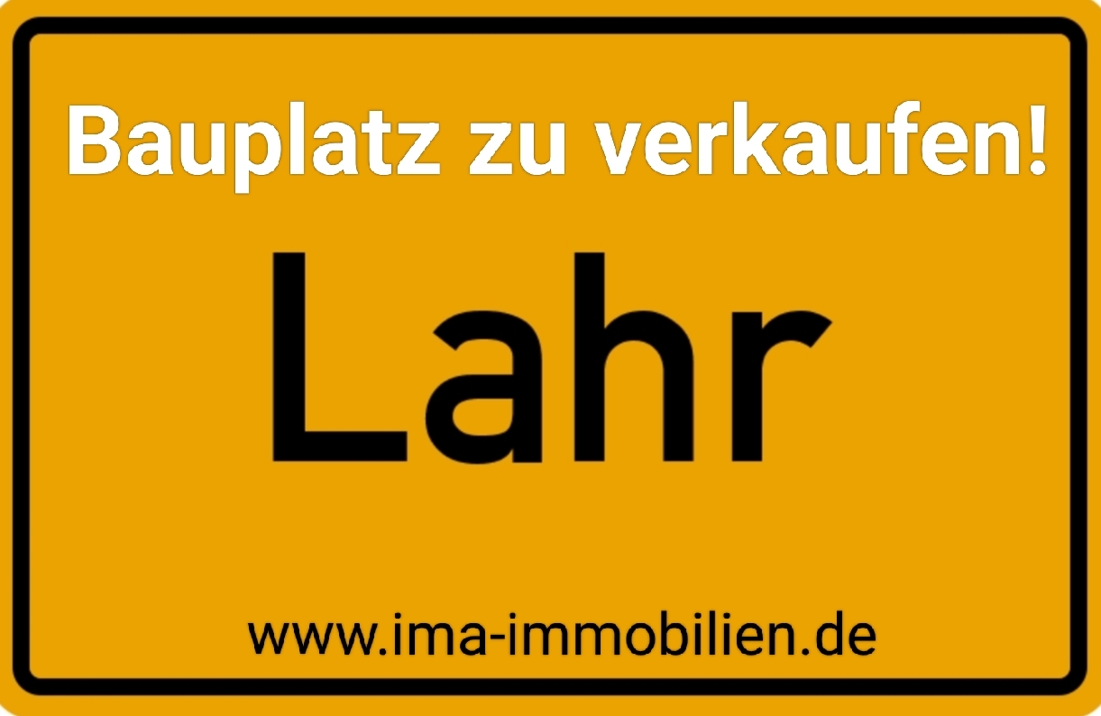 Bauplatz mit Baugenehmigung für eine Doppelhaushälfte in Lahr.