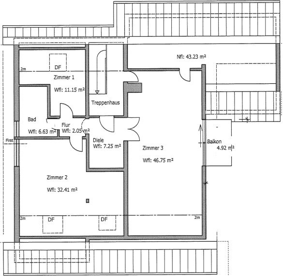 Grundriss Dachgeschoss