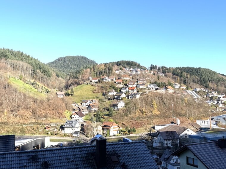 Ausblick vom Balkon