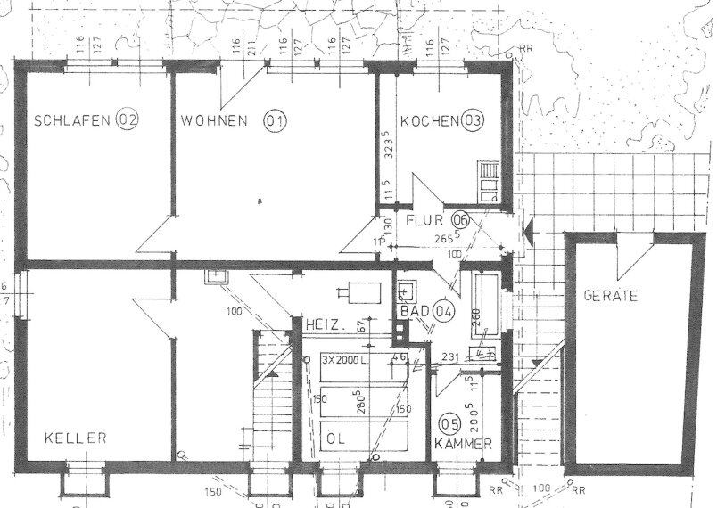 Grundriss Untergeschoss