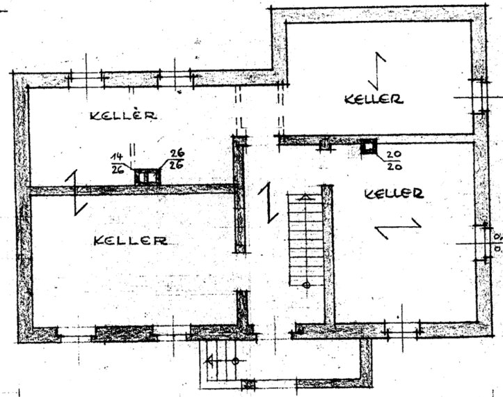 Grundriss Keller