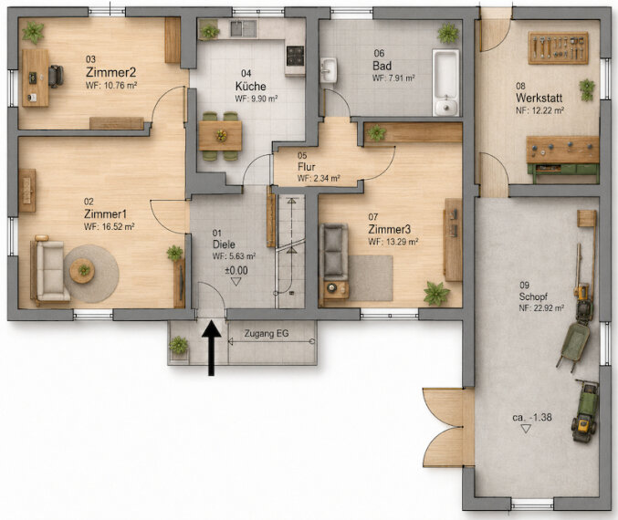 Grundriss EG
