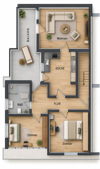 Grundriss Obergschoss