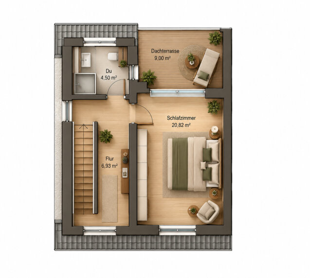 Grundriss Dachgeschoss