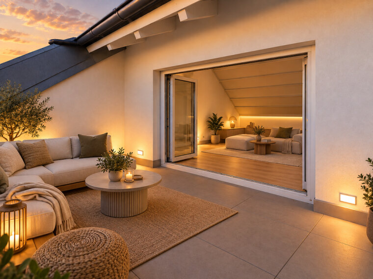 Dachterrasse/ Balkon KI